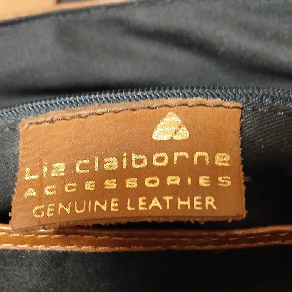 Liz Claiborne Tan Leather Messenger Bag - Picture 3 of 11